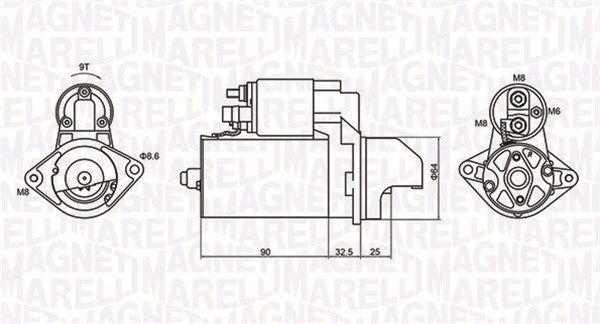 Starter Magneti Marelli 063721334010 von Magneti Marelli