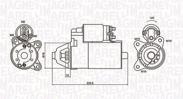 Starter Magneti Marelli 063721336010 von Magneti Marelli