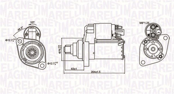 Starter Magneti Marelli 063721347010 von Magneti Marelli