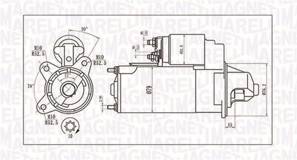 Starter Magneti Marelli 063721396010 von Magneti Marelli