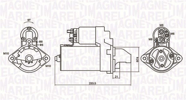 Starter Magneti Marelli 063721406010 von Magneti Marelli