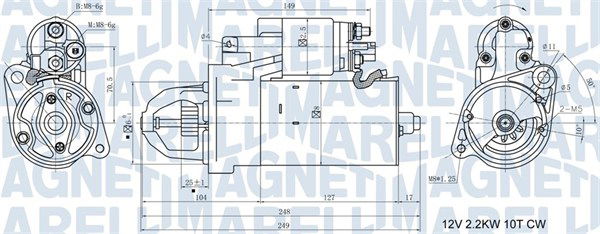 Starter Magneti Marelli 063721411010 von Magneti Marelli