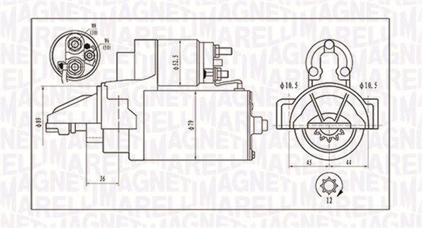 Starter Magneti Marelli 063721421010 von Magneti Marelli