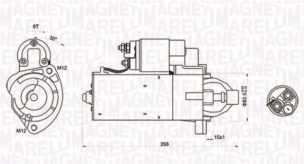 Starter Magneti Marelli 063721423010 von Magneti Marelli