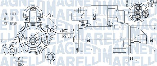 Starter Magneti Marelli 063721450010 von Magneti Marelli