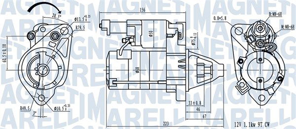 Starter Magneti Marelli 063721458010 von Magneti Marelli