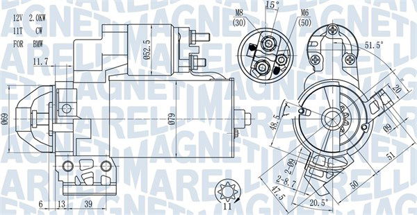 Starter Magneti Marelli 063721466010 von Magneti Marelli