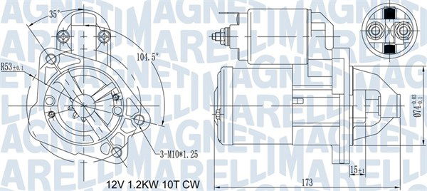 Starter Magneti Marelli 063721469010 von Magneti Marelli