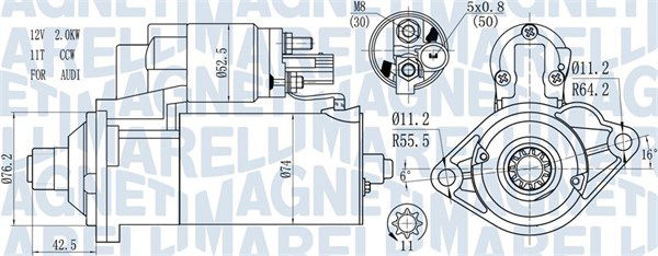 Starter Magneti Marelli 063721512010 von Magneti Marelli