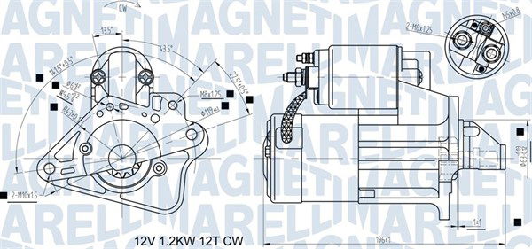 Starter Magneti Marelli 063721524010 von Magneti Marelli