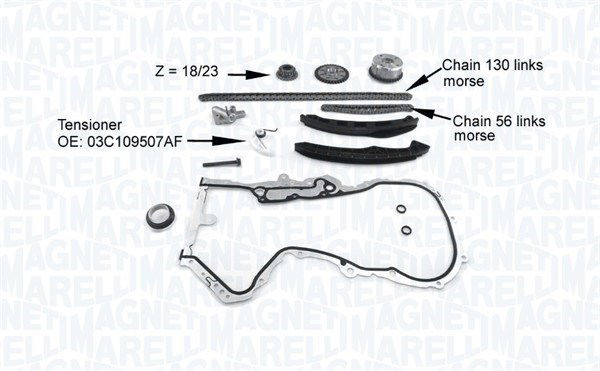 Steuerkettensatz Magneti Marelli 341500001200 von Magneti Marelli