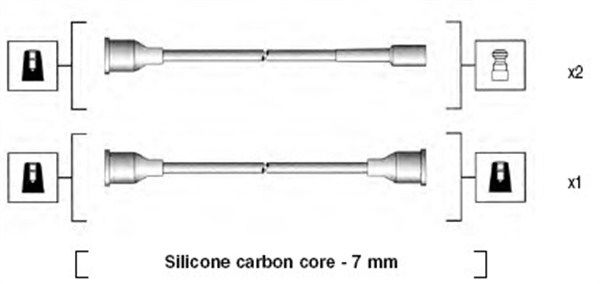 Zündleitungssatz Magneti Marelli 941094060576 von Magneti Marelli