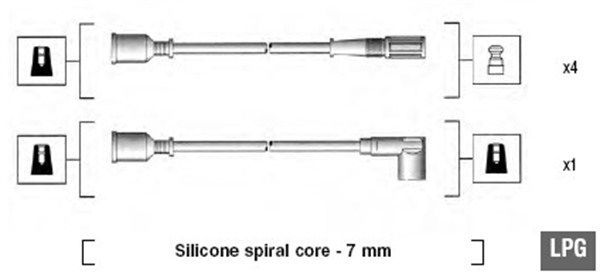 Zündleitungssatz Magneti Marelli 941095570597 von Magneti Marelli