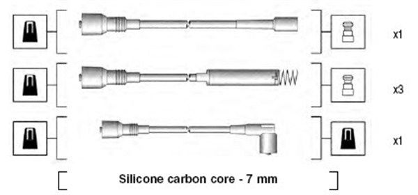 Zündleitungssatz Magneti Marelli 941125280680 von Magneti Marelli