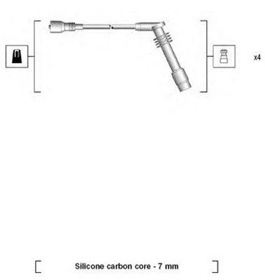 Zündleitungssatz Magneti Marelli 941125400690 von Magneti Marelli