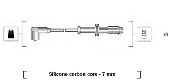 Zündleitungssatz Magneti Marelli 941135130701 von Magneti Marelli