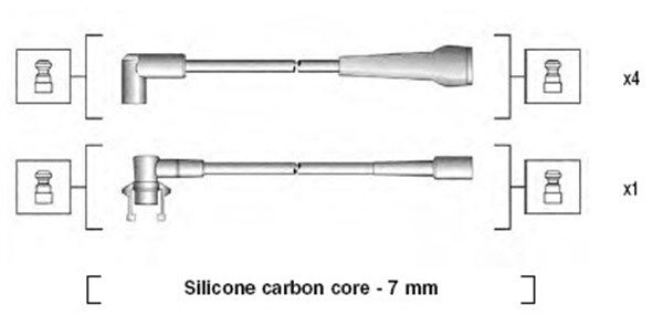 Zündleitungssatz Magneti Marelli 941145200717 von Magneti Marelli
