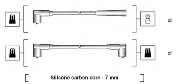 Zündleitungssatz Magneti Marelli 941275010837 von Magneti Marelli