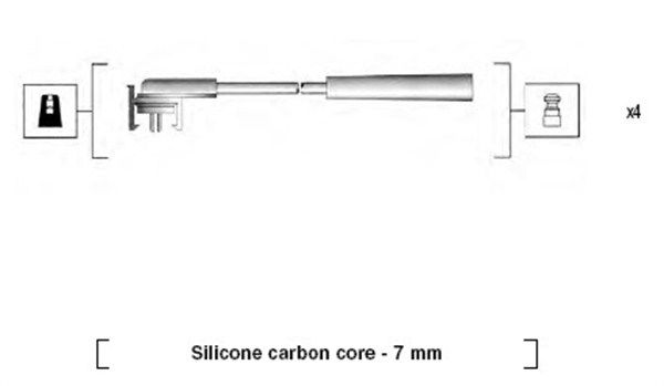 Zündleitungssatz Magneti Marelli 941325060899 von Magneti Marelli