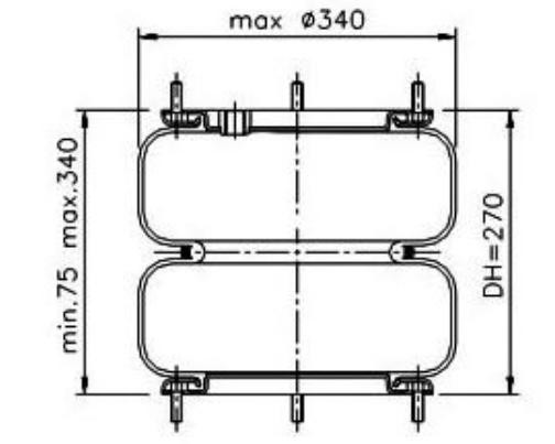 Magnum Technology Federbalg, Luftfederung 5002-03-0197P M078246 von Magnum Technology