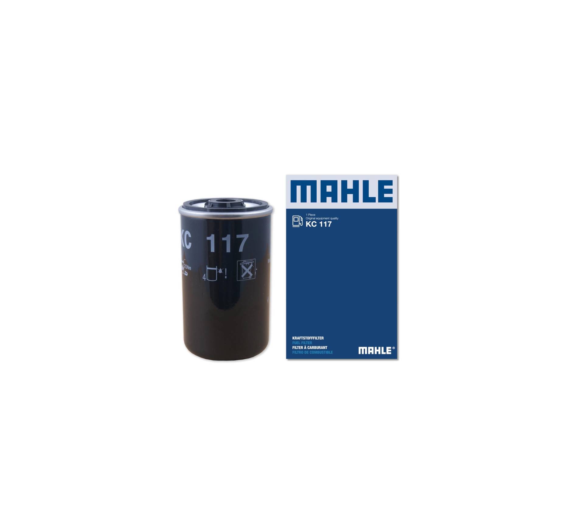 MAHLE KC 117 Kraftstofffilter Anschraubfilter 76MMu.a. passend für DAF von MAHLE