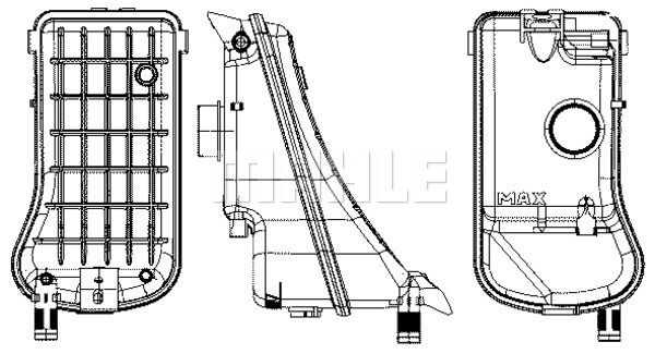 Ausgleichsbehälter, Kühlmittel Mahle Original CRT 11 000S von Mahle Original