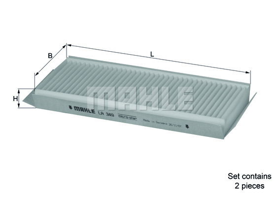 Filter, Innenraumluft Mahle Original LA 349/S von Mahle Original