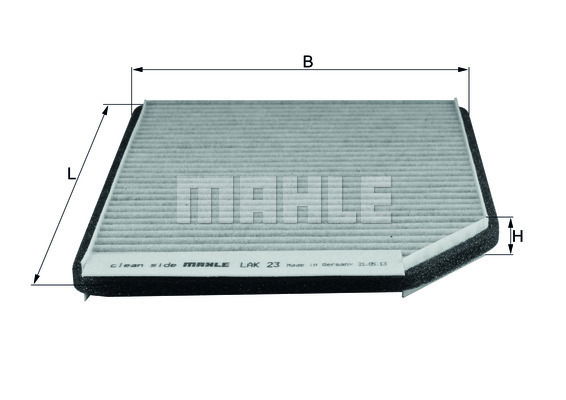 Filter, Innenraumluft Mahle Original LAK 23 von Mahle Original