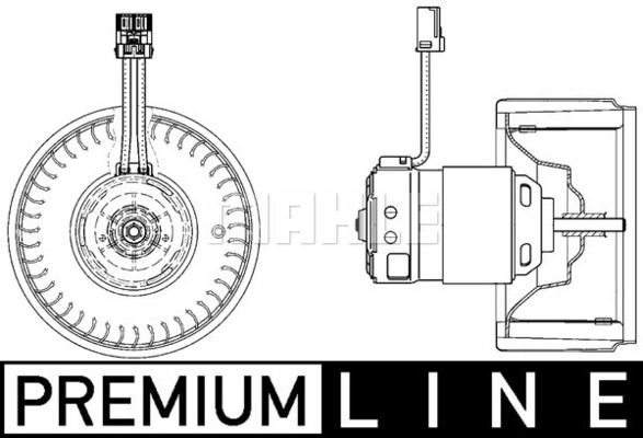 Innenraumgebläse Mahle Original AB 22 000P von Mahle Original