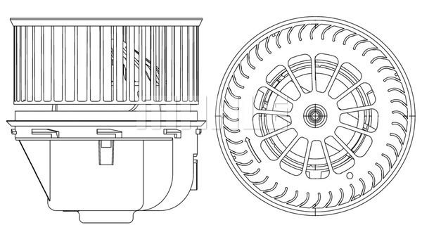 Innenraumgebläse Mahle Original AB 264 000P von Mahle Original