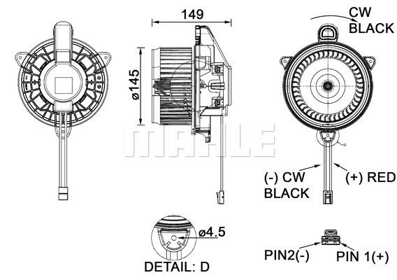 Innenraumgebläse Mahle Original AB 278 000P von Mahle Original