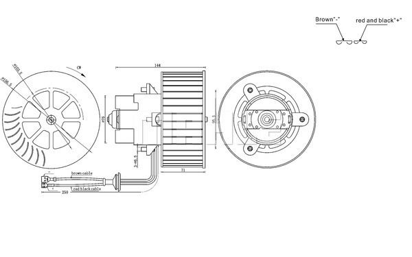 Innenraumgebläse Mahle Original AB 6 000S von Mahle Original