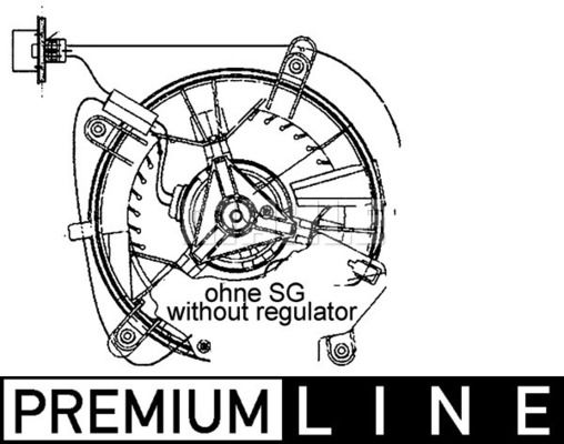 Innenraumgebläse Mahle Original AB 65 000P von Mahle Original