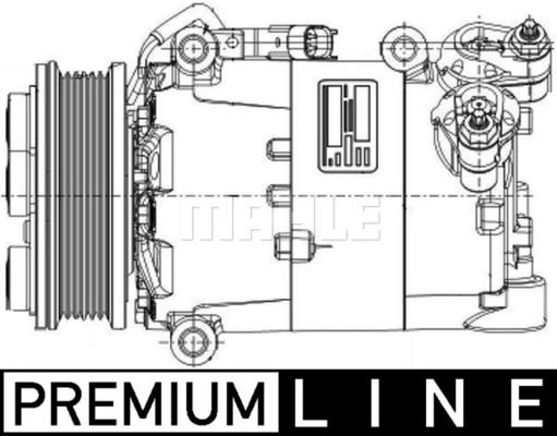 Kompressor, Klimaanlage Mahle Original ACP 1360 000P von Mahle Original