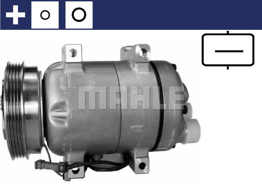 Kompressor, Klimaanlage Mahle Original ACP 53 000S von Mahle Original