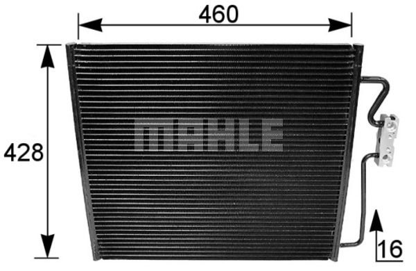 Kondensator, Klimaanlage Mahle Original AC 154 001S von Mahle Original