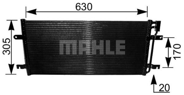 Kondensator, Klimaanlage Mahle Original AC 231 000S von Mahle Original