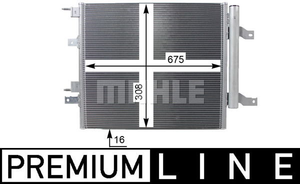 Kondensator, Klimaanlage Mahle Original AC 268 000P von Mahle Original