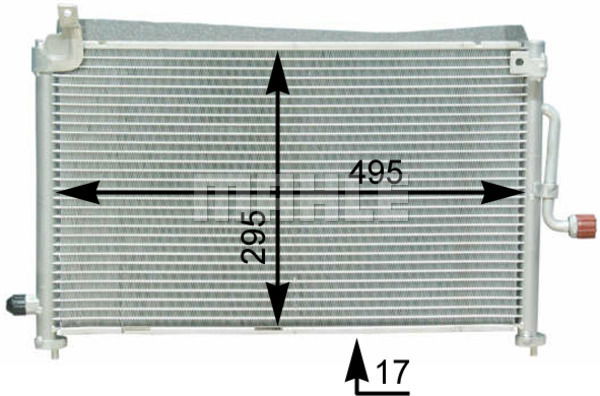 Kondensator, Klimaanlage Mahle Original AC 416 000S von Mahle Original