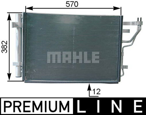 Kondensator, Klimaanlage Mahle Original AC 442 000P von Mahle Original