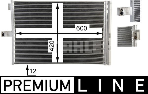 Kondensator, Klimaanlage Mahle Original AC 68 000P von Mahle Original