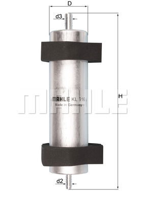 Kraftstofffilter Mahle Original KL 916 von Mahle Original