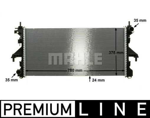 Kühler, Motorkühlung Mahle Original CR 1068 000P von Mahle Original