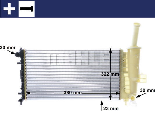 Kühler, Motorkühlung Mahle Original CR 1108 000S von Mahle Original