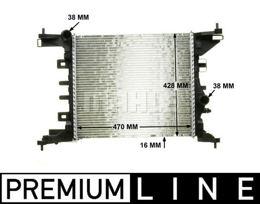 Kühler, Motorkühlung Mahle Original CR 1187 000P von Mahle Original