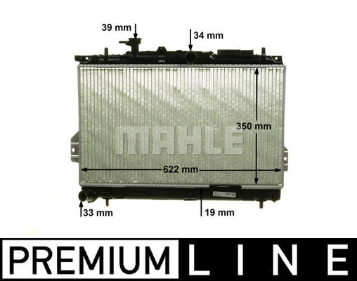 Kühler, Motorkühlung Mahle Original CR 1292 000P von Mahle Original