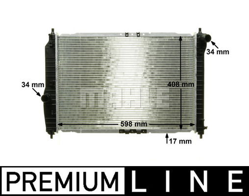 Kühler, Motorkühlung Mahle Original CR 1310 000P von Mahle Original