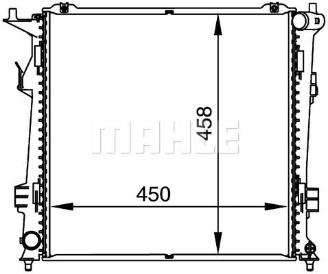 Kühler, Motorkühlung Mahle Original CR 1367 000P von Mahle Original