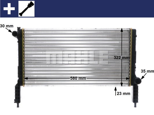 Kühler, Motorkühlung Mahle Original CR 1446 000S von Mahle Original