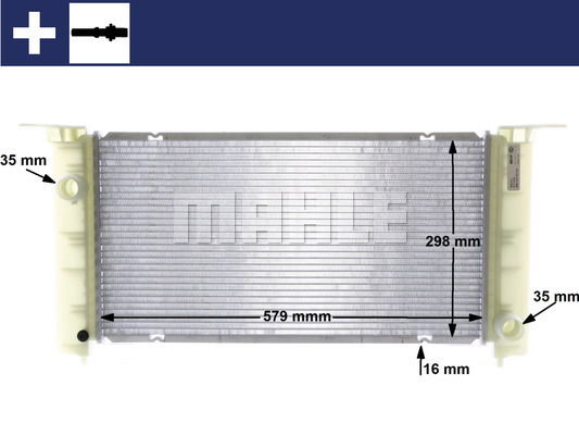 Kühler, Motorkühlung Mahle Original CR 1449 000S von Mahle Original